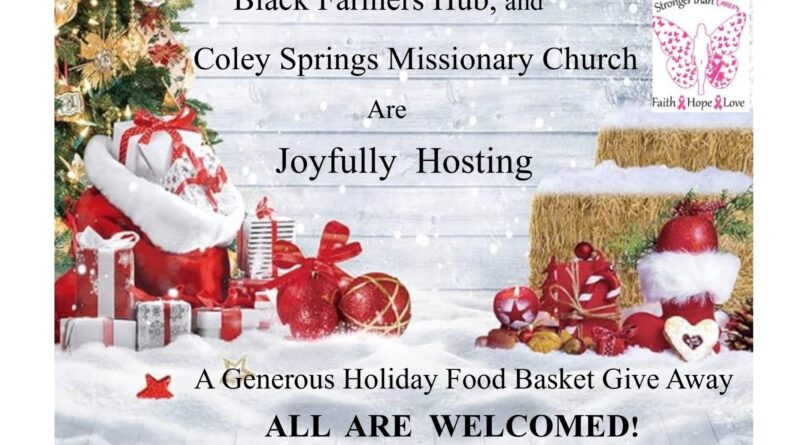 Pink With A Passion holiday food giveaway Dec 2023