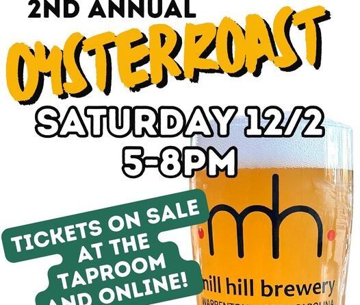 mill hill oyster roast warrenton nc december 2 2023