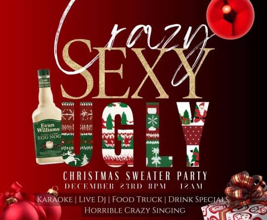 crazy sexy ugly christmas sweater party the deck entertainment complex norlina nc