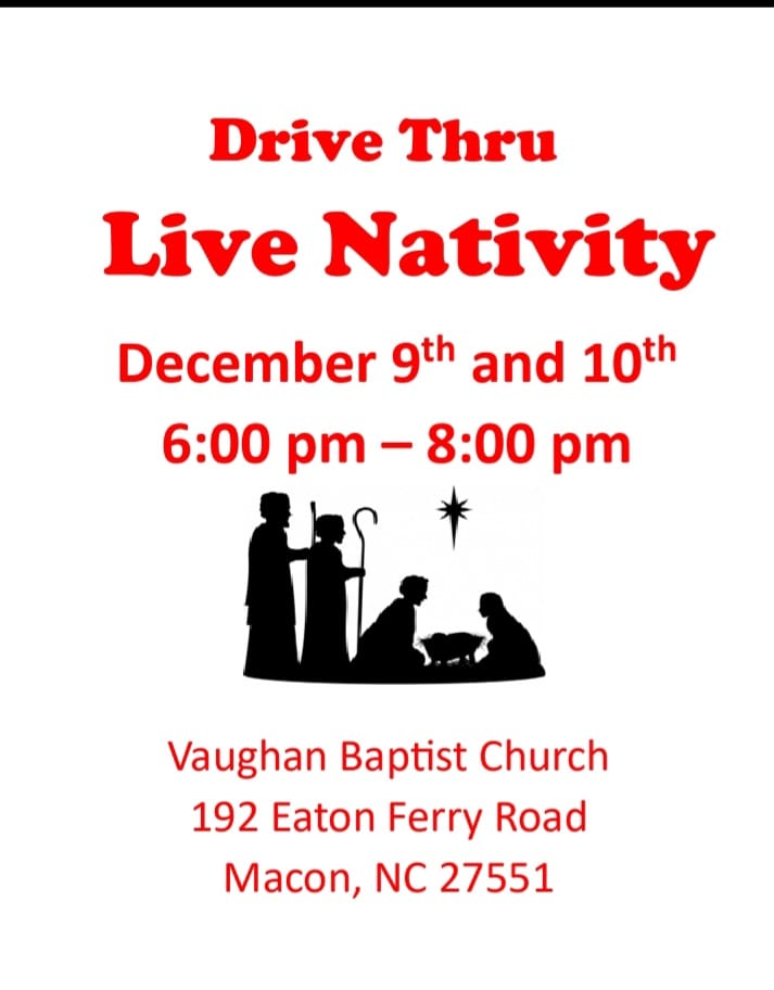 drive thru live nativity vaughan baptist church macon nc december 9 2023