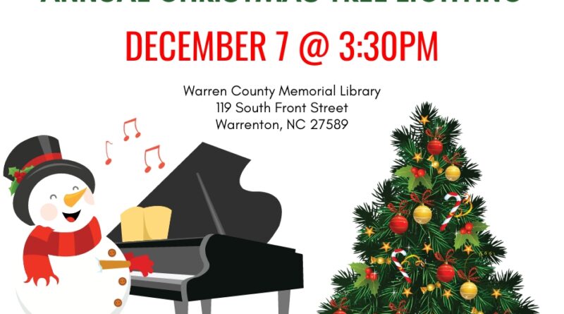 guess that tune annual christmas tree lighting warren county memorial library december 7 2023