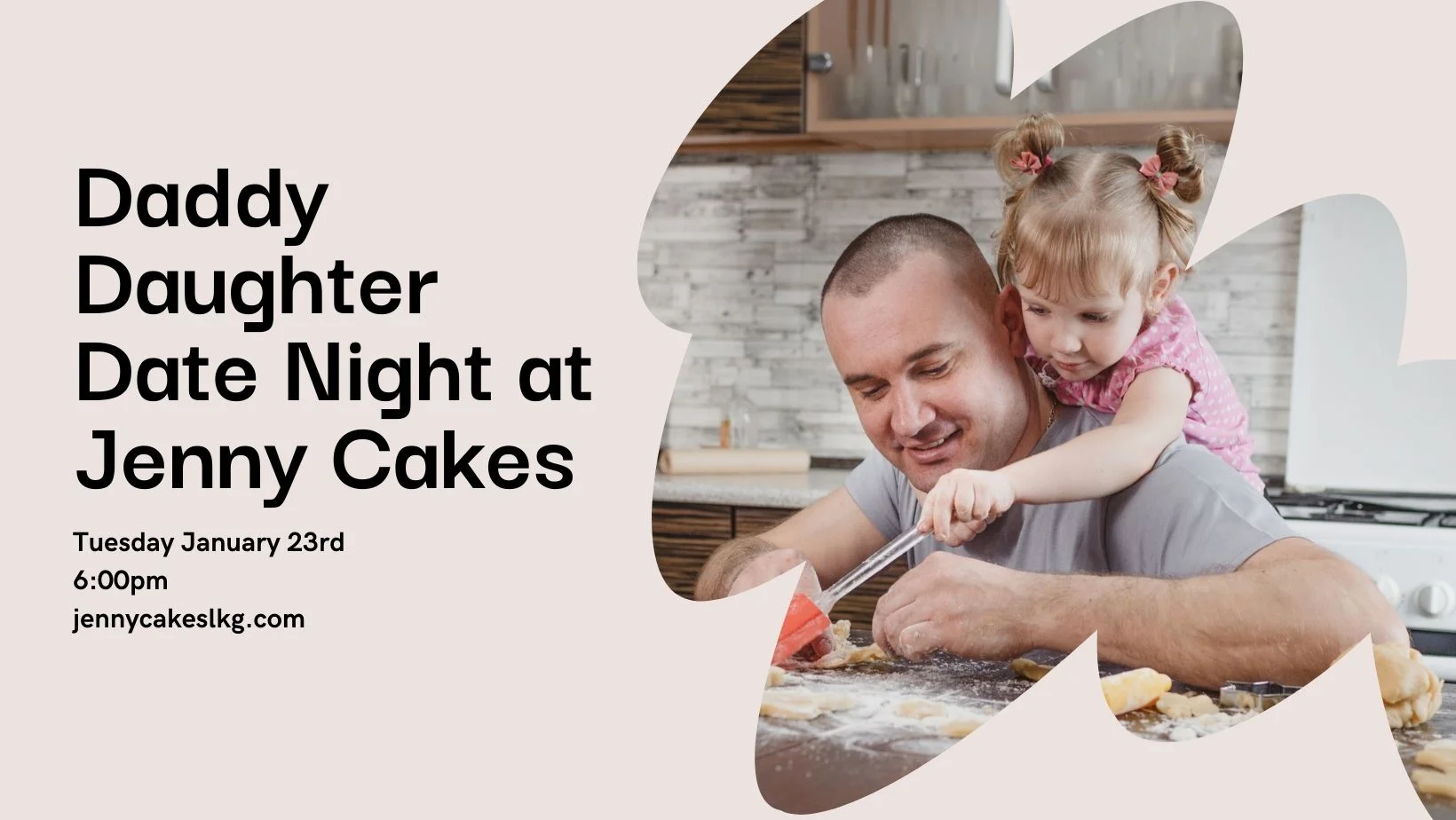 Daddy Daughter Date Night jenny cakes at the lake january 2024