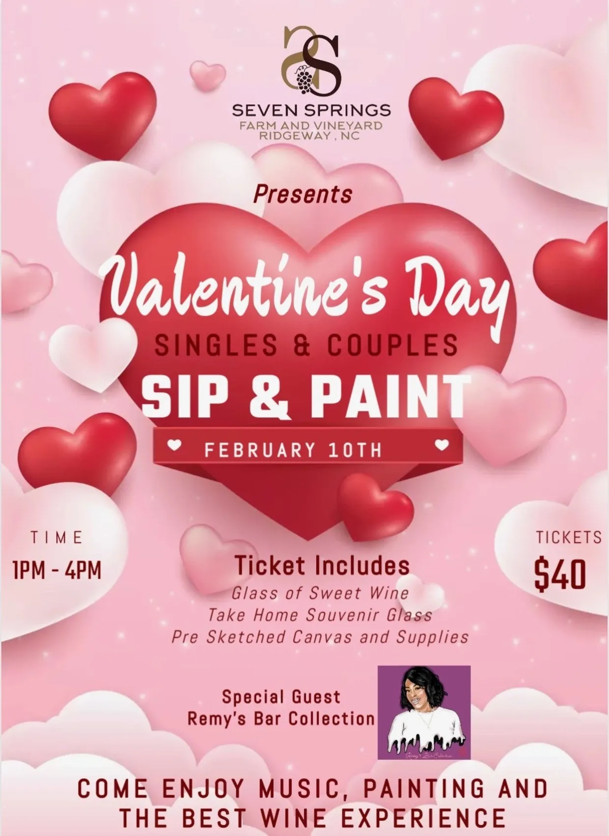 seven springs farm and vineyard valentines day singles couples february 10 2024