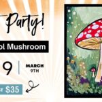 mushroom paint party mill hill brewery warrenton nc