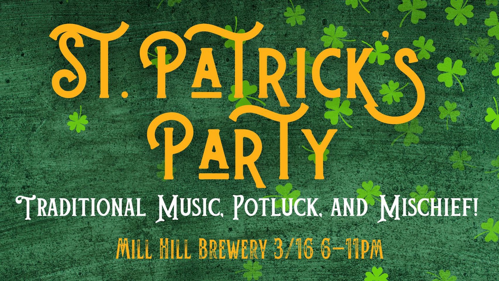 st patricks party mill hill brewery warrenton nc march 16 2024