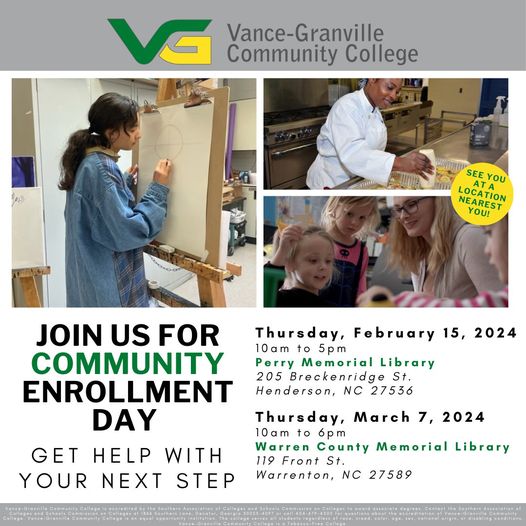 vgcc community enrollment day march 2024