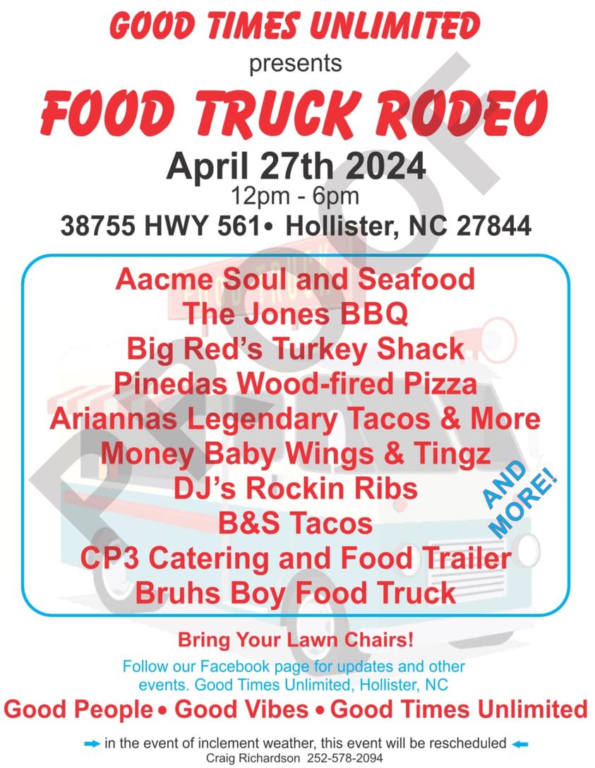 good times unlimited hollister food truck rodeo april 27 2024