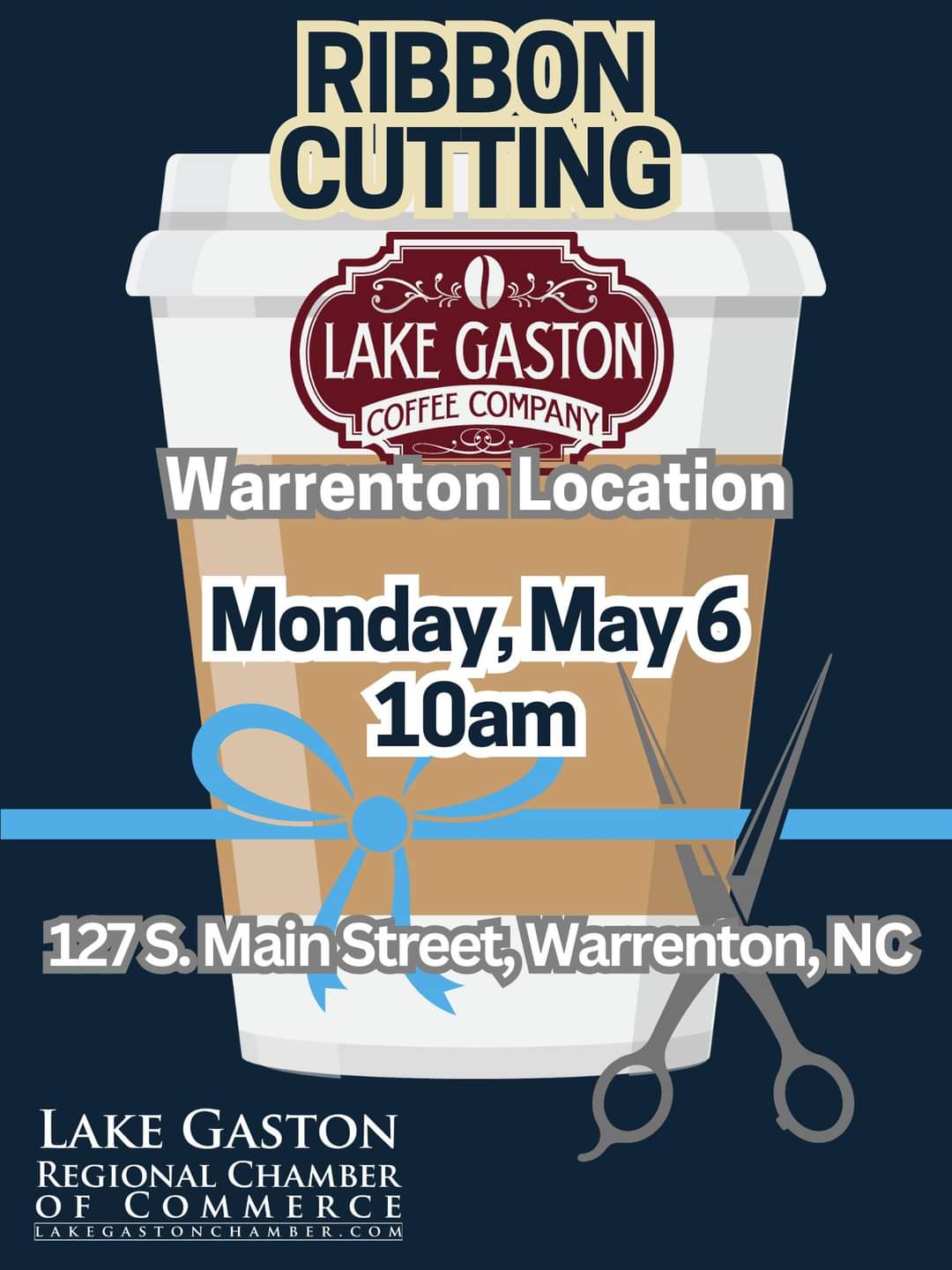 lake gaston coffee warrenton nc ribbon cutting