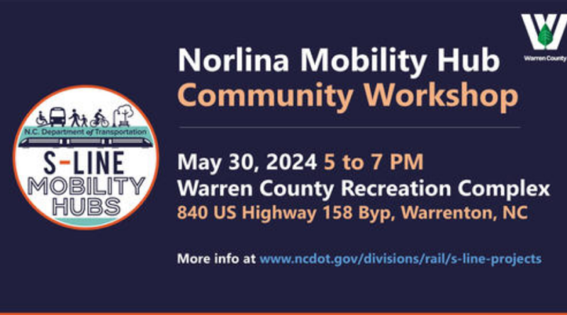 norlina mobility hub community workshop warren county