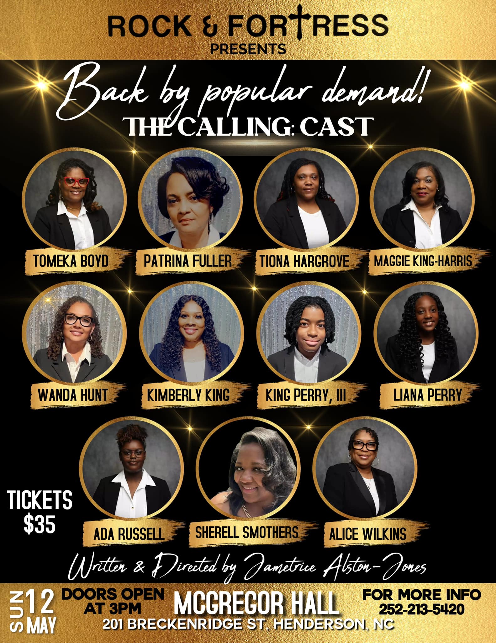 the calling stageplay mcgregor hall