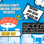 Sushi 101 Slice 325 Warren County Memorial Library Warrenton NC Summer Reading Program 2024