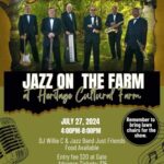 jazz on the farm heritage cultural farm july 24 2024