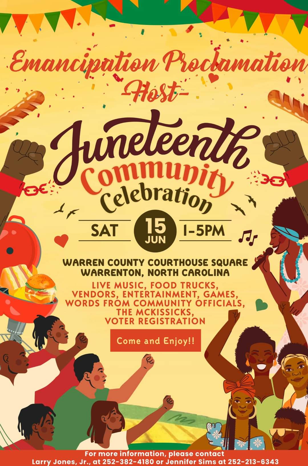 juneteenth community celebration warrenton nc june 15 2024
