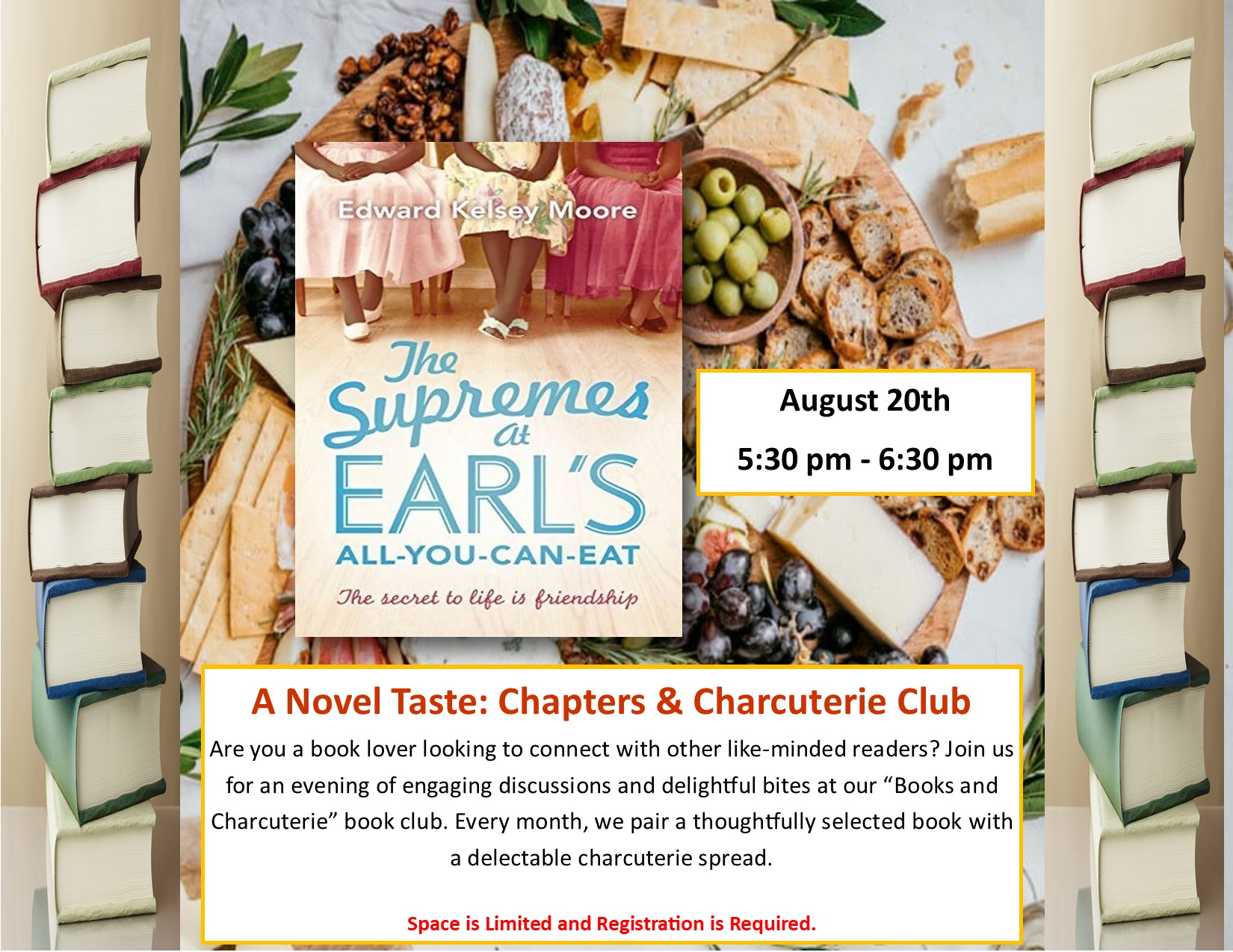 chapters and charcuterie club warren county memorial library warrenton nc august 2024