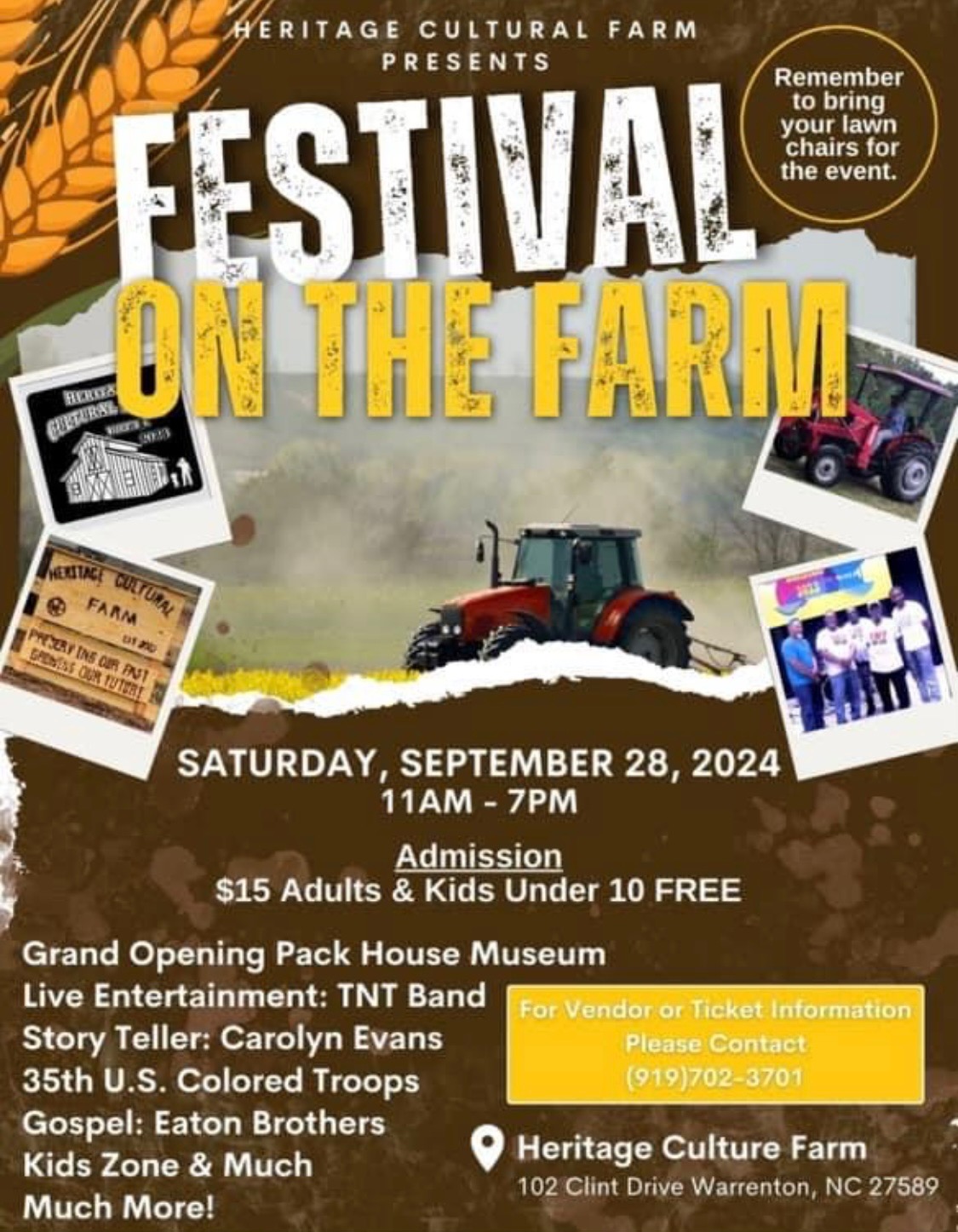 festival on the farm heritage cultural farm warrenton nc september 2024