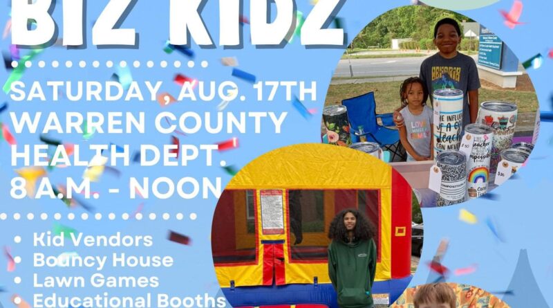 warren county farmers market biz kids warrenton nc august 2024