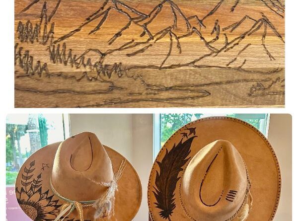 wood and hat burning pyrography warrenton nc