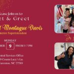 Carol Montague Davis Meet and Greet September 9 2024 Central Office Warrenton NC