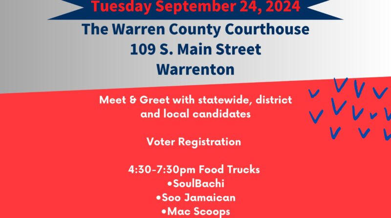 get out the vote rally september 2024 warrenton nc