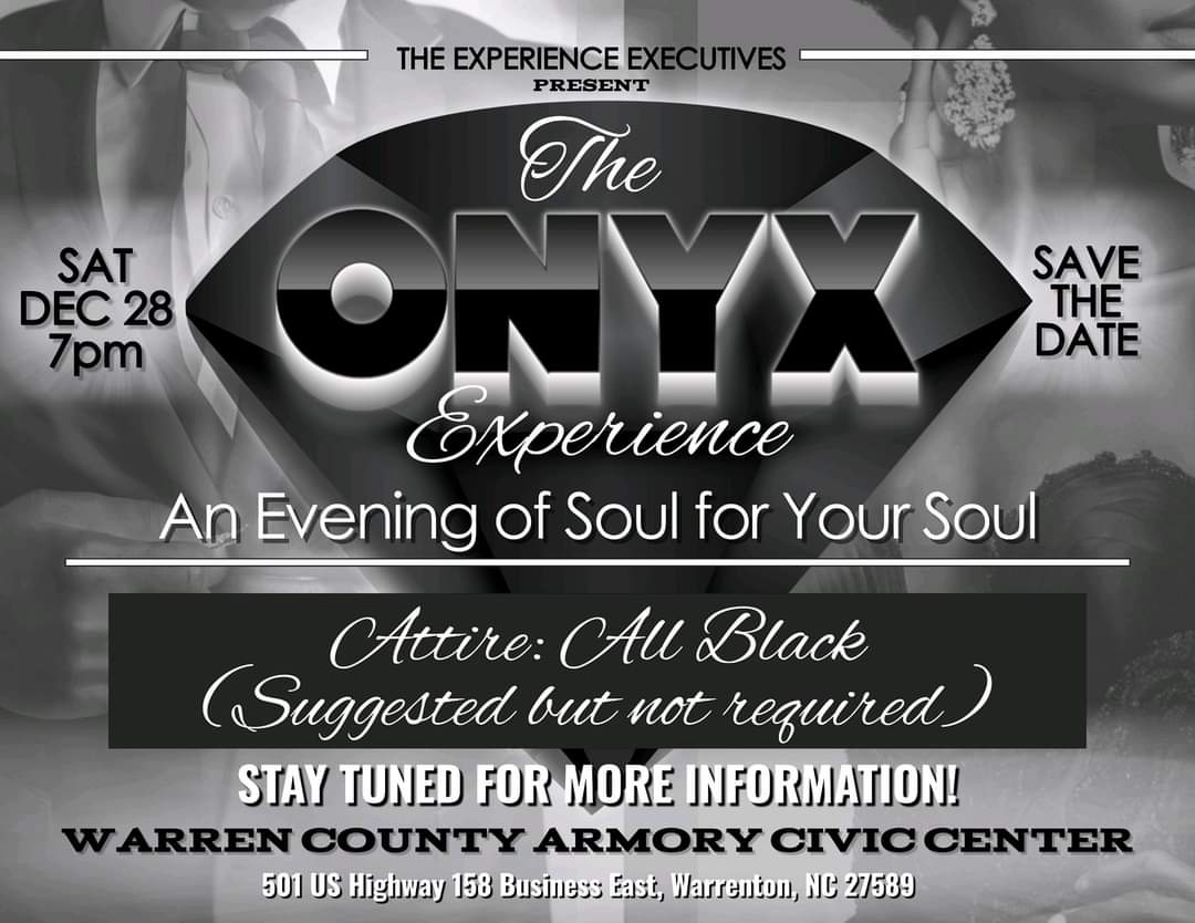 onyx experience evening of soul for your soul warrenton nc december 2024