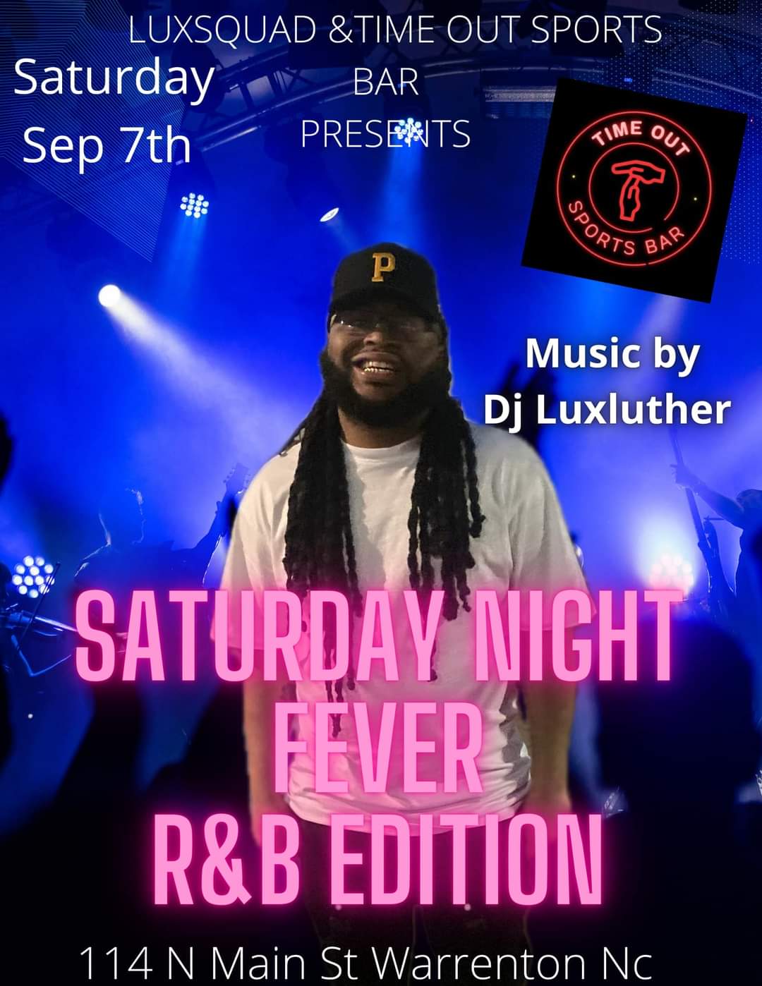 saturday night fever rb edition time out sports bar warrenton nc sept 7 2024