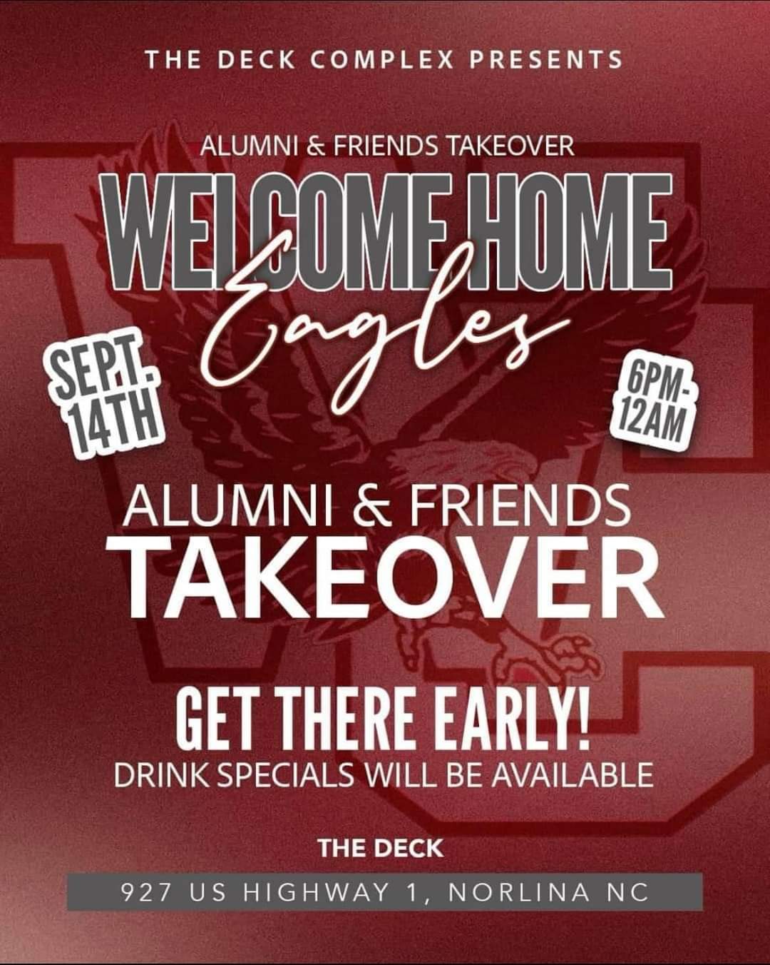 wchs homecoming alumni friends takeover deck norlina nc sept 14 2024