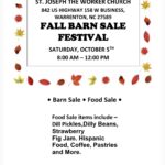 fall barn sale festival st joseph the worker church warrenton nc october 5 2024