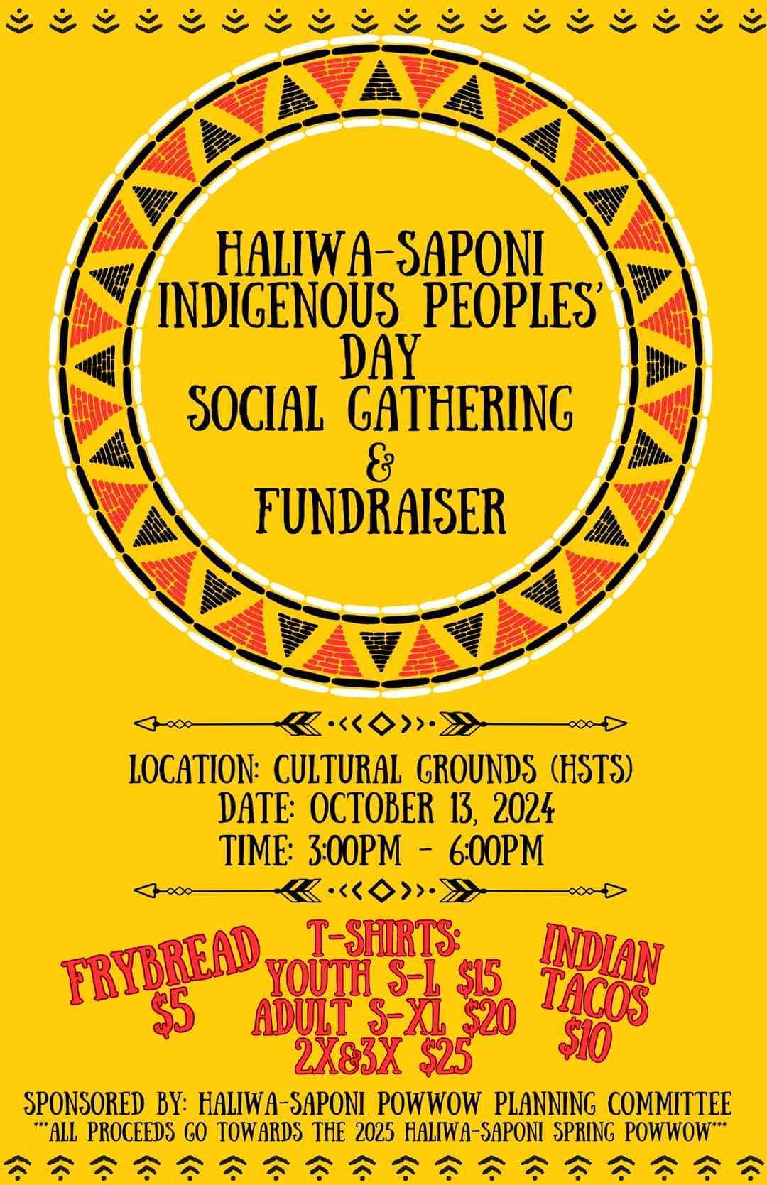 haliwa saponi indigenous peoples day social gathering fundraiser october 13 2024