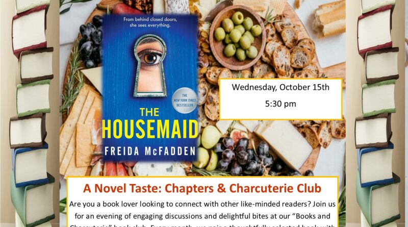 housemaid freida mcfadden warren county memorial library warrenton nc novel taste chapters and charcuterie club