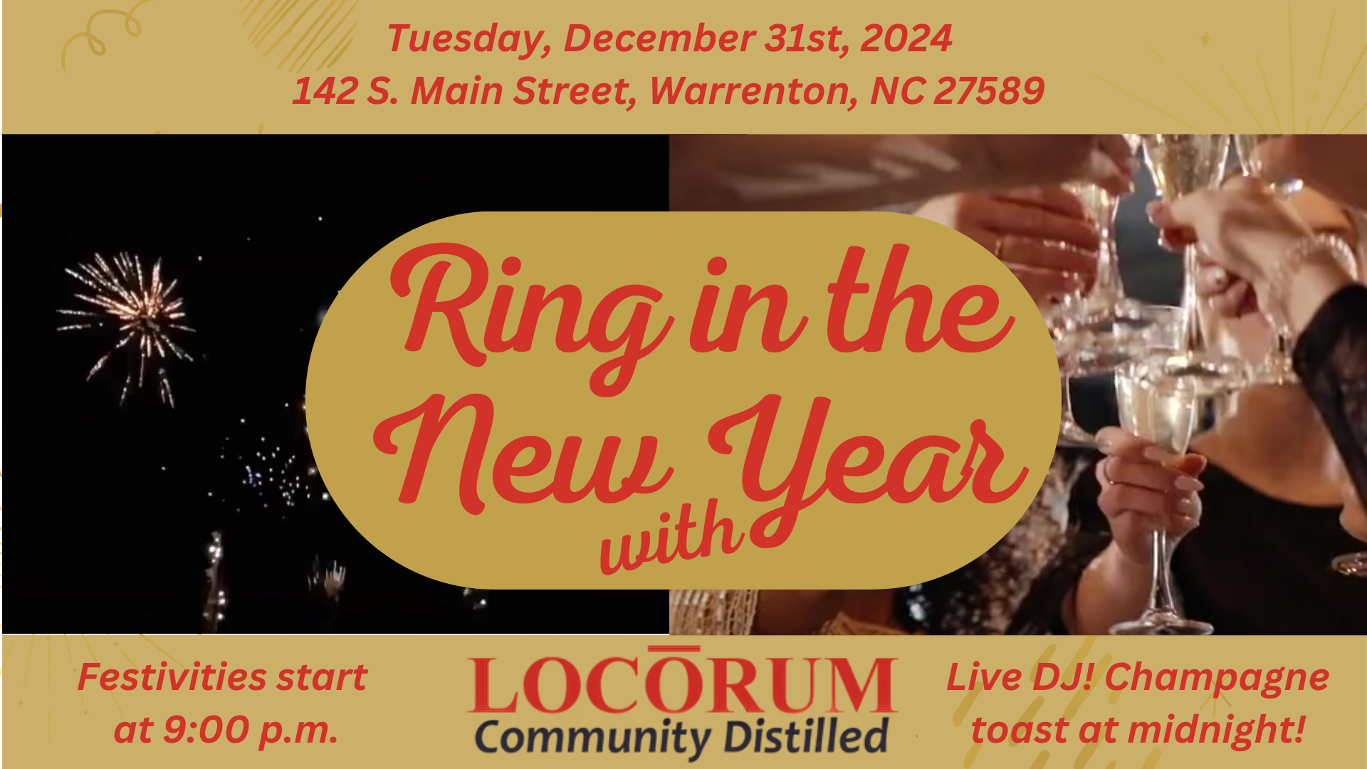 locorum ring in the new year warrenton nc 2024 2025