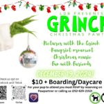 grinch christmas pawty lakeside dog boarding littleton nc 2024