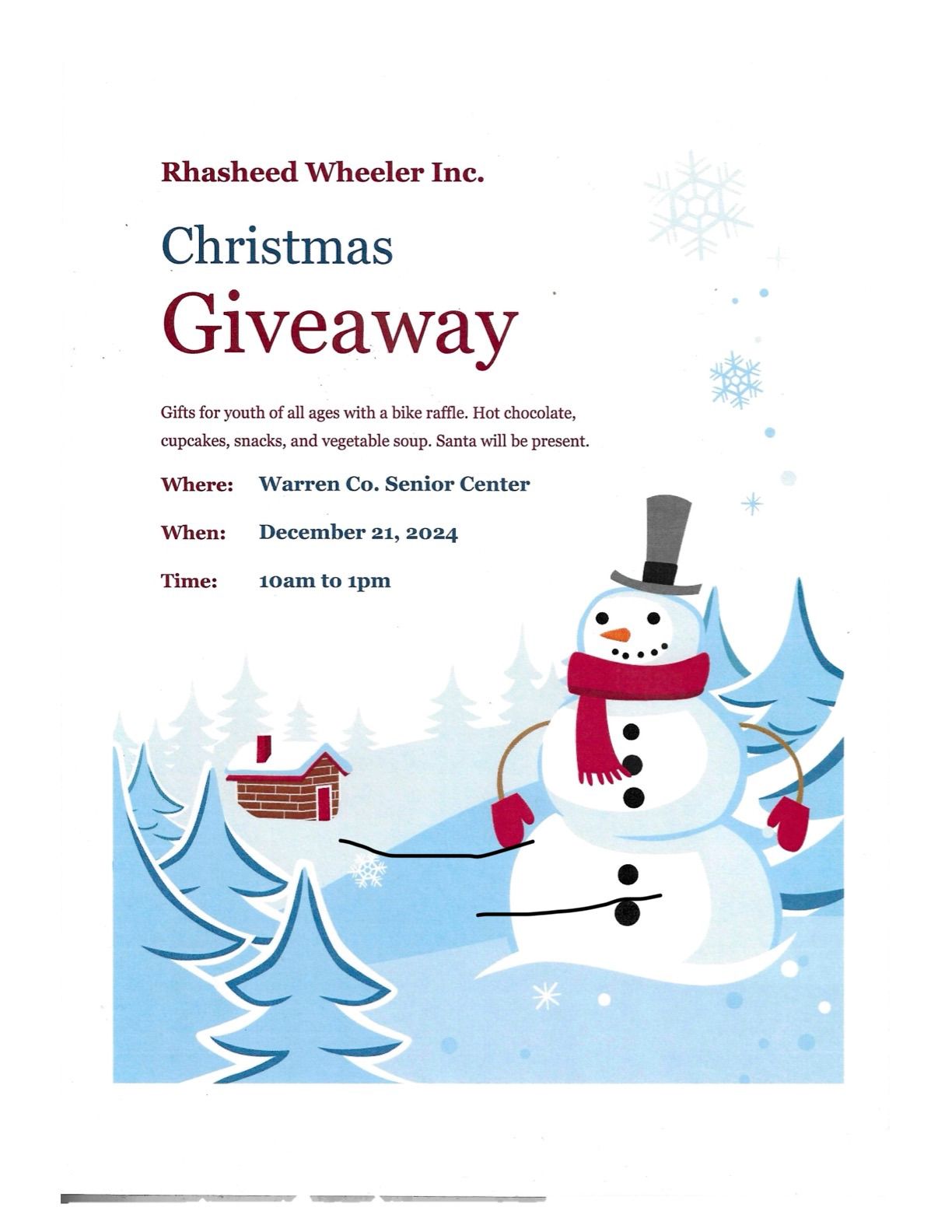 rhasheed wheeler inc christmas giveaway december 2024