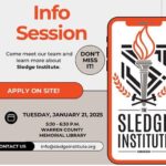 sledge institute info session warren county memorial library warrenton nc january 21 2025