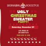 ugly christmas sweater party bragging rooster warrenton nc 2024