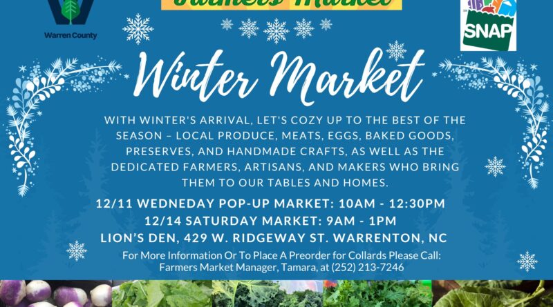 winter market warren county farmers market warrenton nc december 14 2024