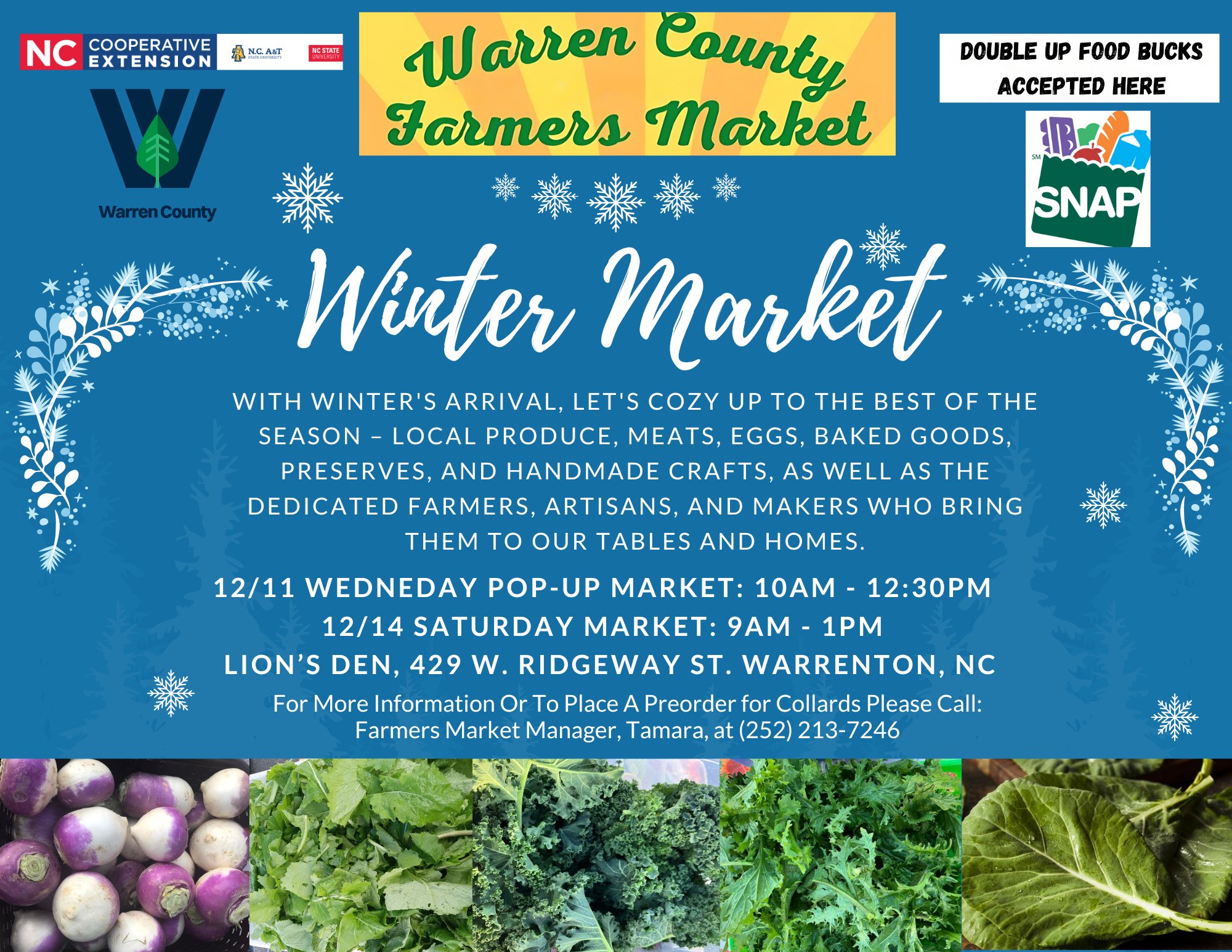 winter market warren county farmers market warrenton nc december 14 2024