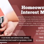 Homeownership Interest Meeting Warren County Habitat for Humanity Warrenton NC January 2025