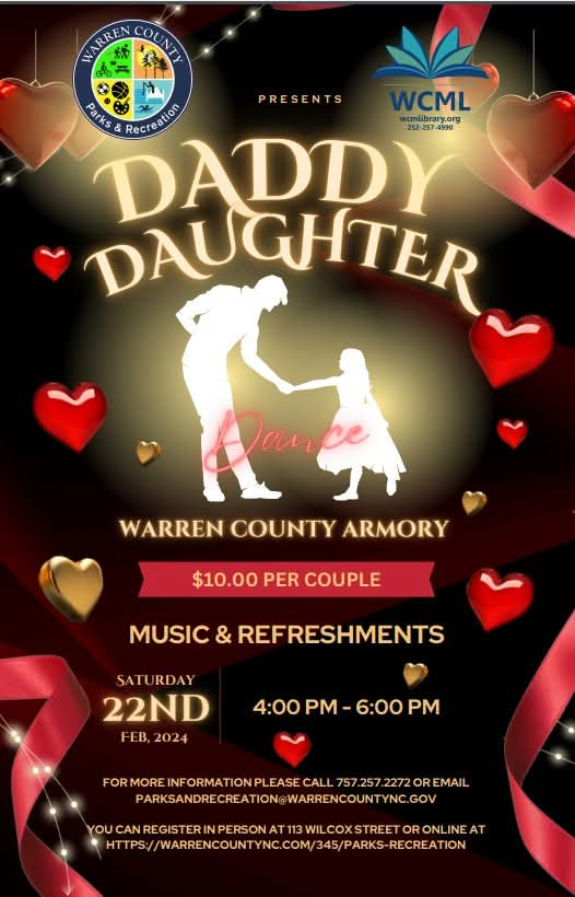 daddy daughter dance warren county armory warrenton nc february 22 2025