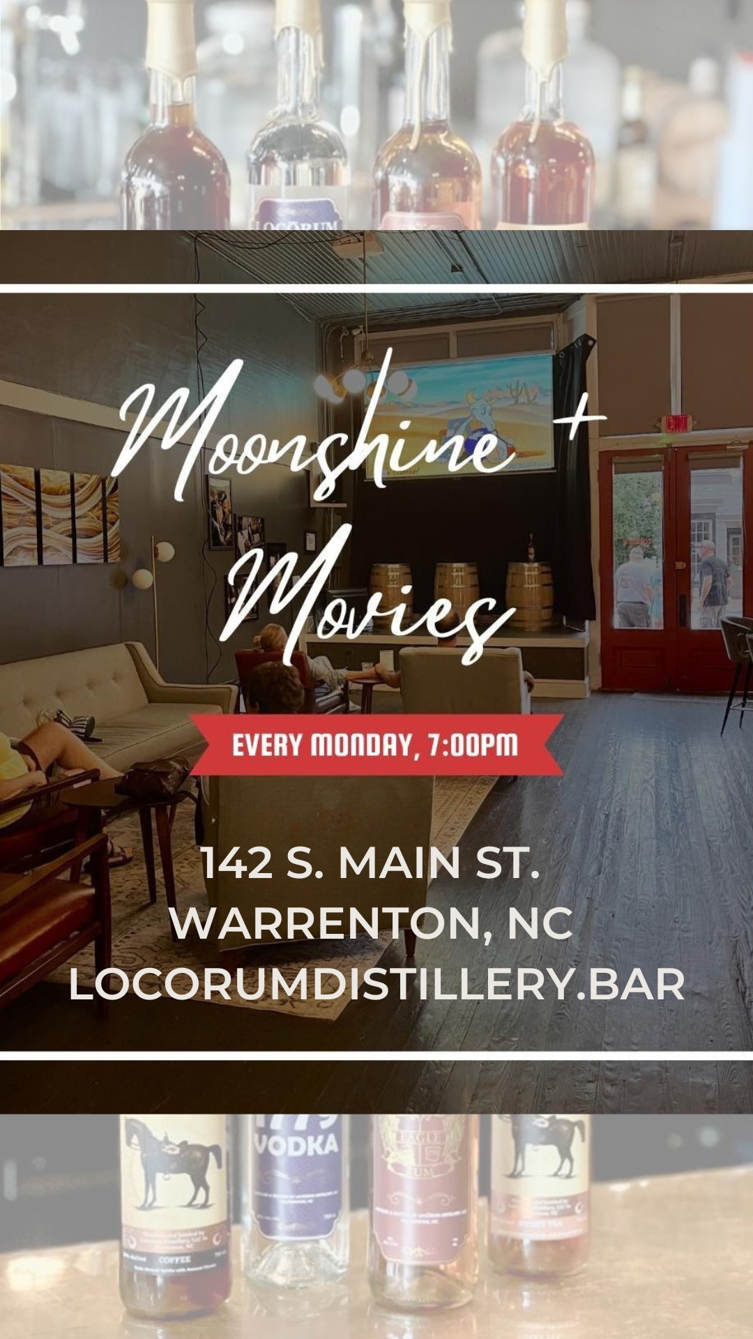 moonshine and movie locorum distillery warrenton nc