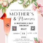 mothers and mimosas mothers day brunch seven springs farm and vineyard 2025