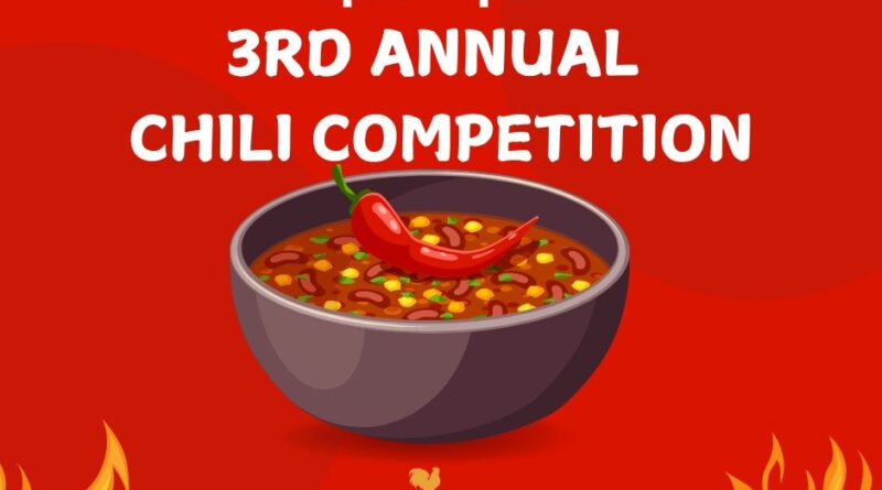 bragging rooster chili cookoff competition february 2025