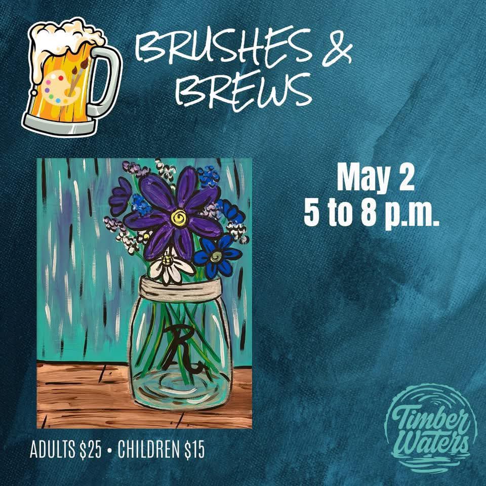 brushes and brews timber waters littleton nc may 2 2025