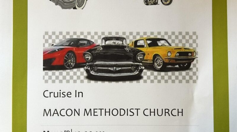 macon methodist church cruise in macon nc may 3 2025