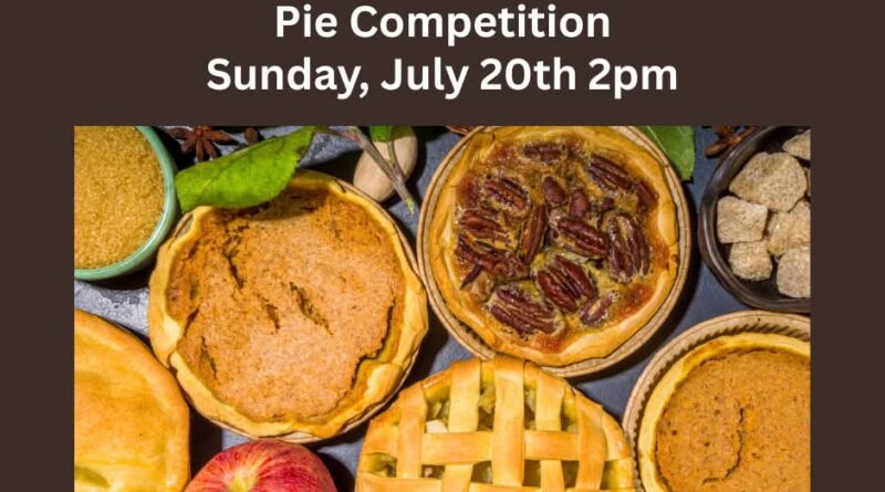 bragging rooster pie competition warrenton nc july 2025