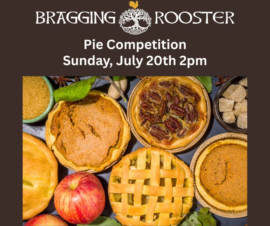 bragging rooster pie competition warrenton nc july 2025
