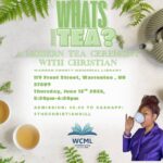 modern tea ceremony christian warren county memorial library warrenton nc june 2025