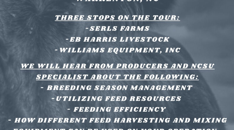 2025 five county beef tour warrenton nc