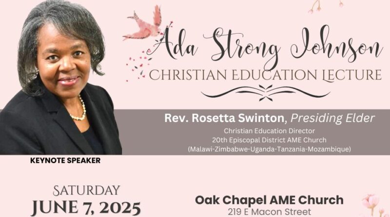 Ada Strong Johnson Christian Education Lecture