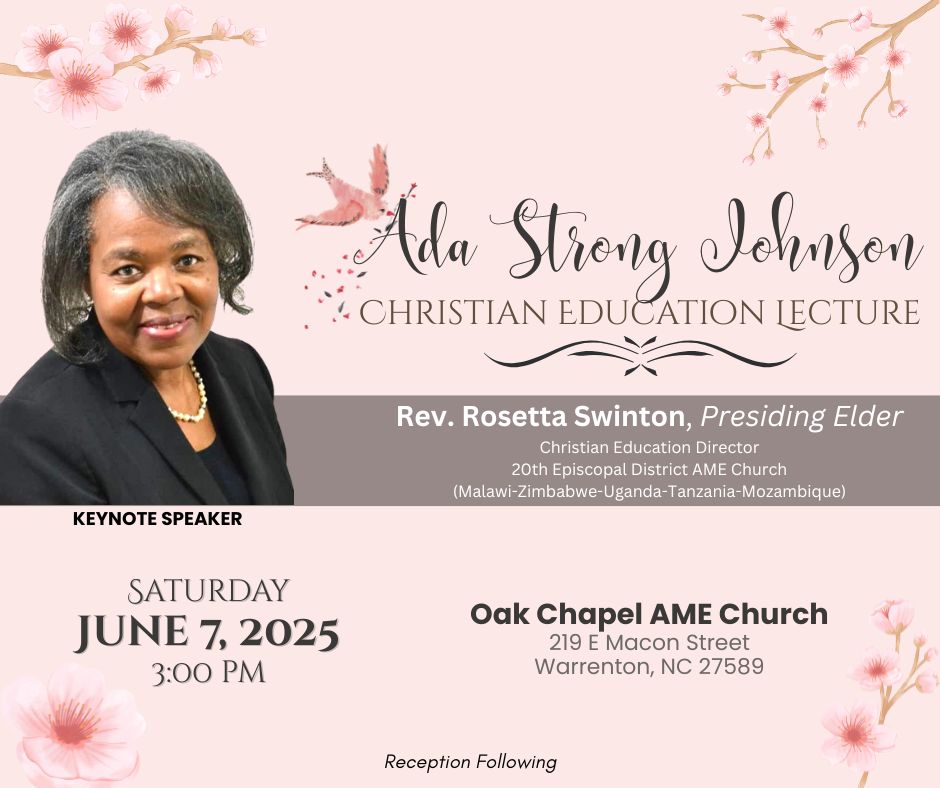 Ada Strong Johnson Christian Education Lecture
