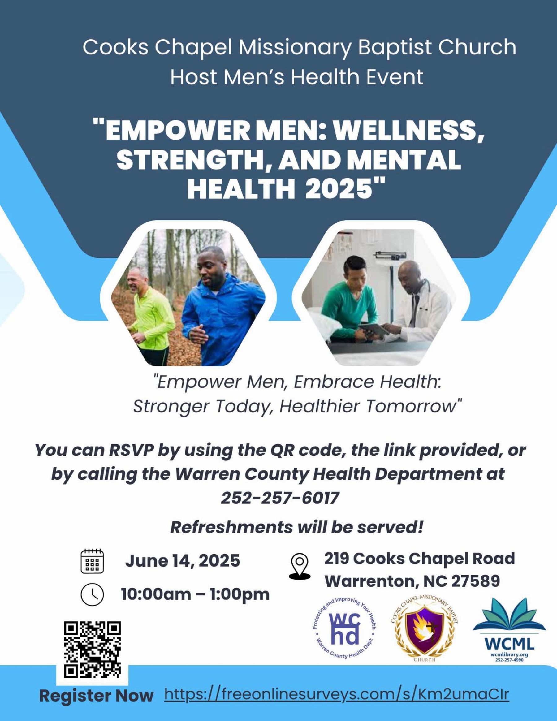 Cooks Chapel Mens Health Wellness Mental Warrenton NC